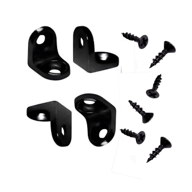 Cantoneira para prateleira 6x8 com parafusos 4 peças