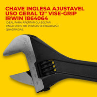 Chave ajustável 12 polegadas Vise-Grip