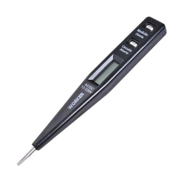 Chave teste digital 12v 220v