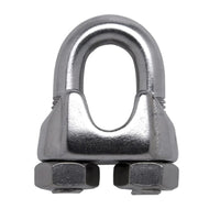 Clips para cabo de aço em aço inoxidável 316