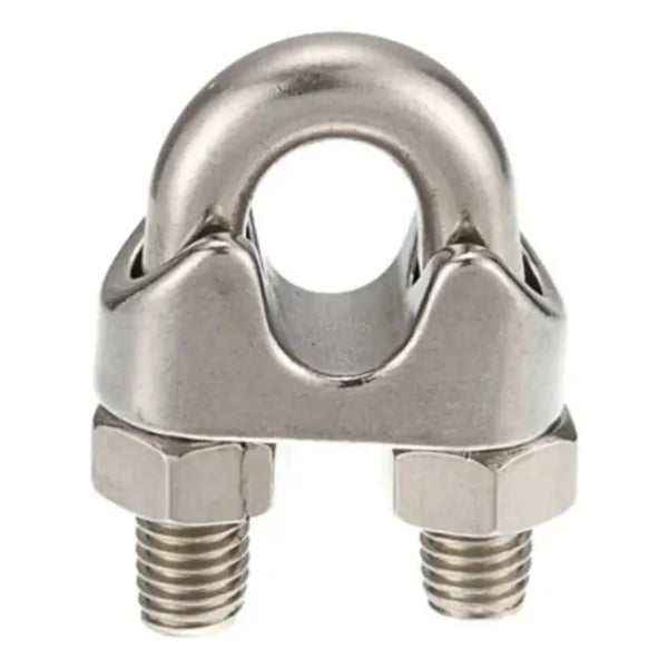 Clips para cabo de aço em aço inoxidável 316