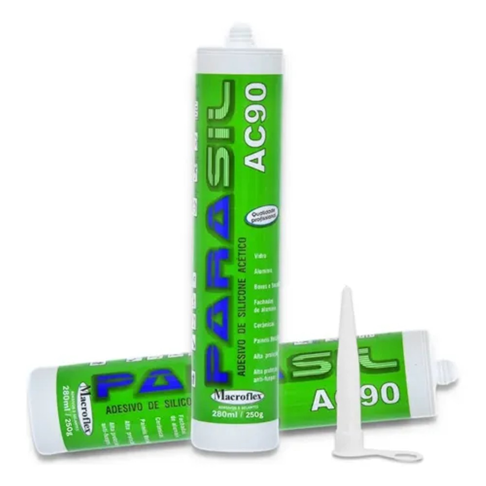 Cola silicone multiuso acético incolor 280ml