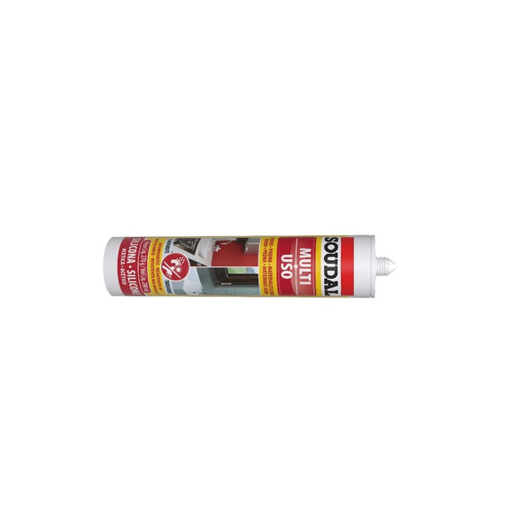 Cola silicone multiuso acético incolor 280ml
