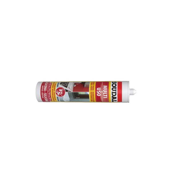 Cola silicone multiuso acético incolor 280ml
