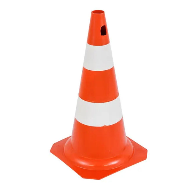 Cone de sinalização 50cm laranja e branco