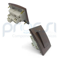 Conjunto 1 interruptor simples 10a 250v pmoveis