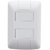 Conjunto Interruptor Simples e Paralelo Aria 4x2