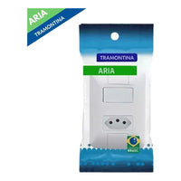 Conjunto interruptor paralelo e tomada 10a aria