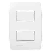 Conjunto interruptor simples 4x2 10a 250v branco ilus