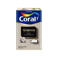 Coral Granos Efeito Pedra Nat Espessa 22kg