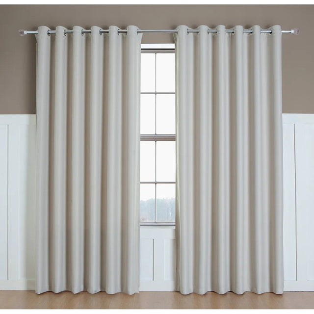 Cortina Dupioni blackout 280x180 cm marfim