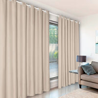 Cortina Dupioni blackout 280x180 cm marfim