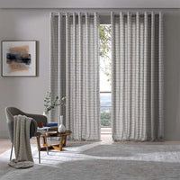 Cortina duplex artesanale prata 360x250cm