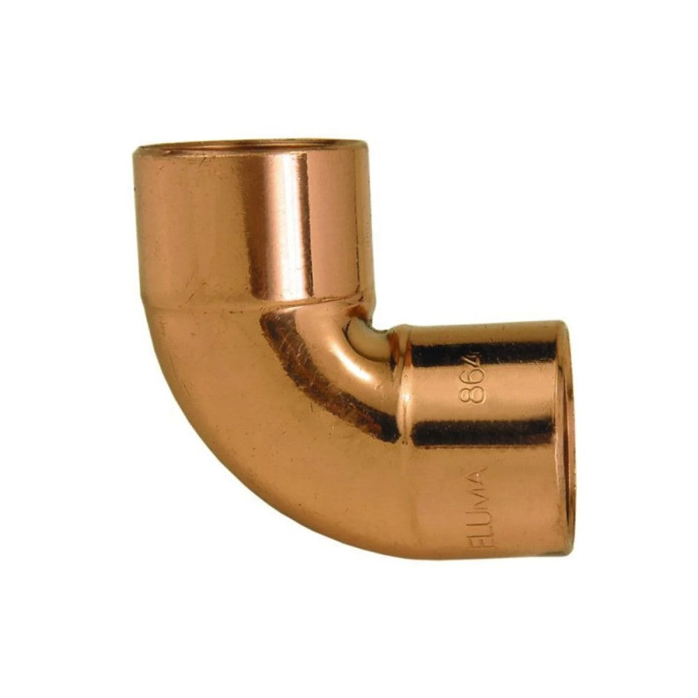 Cotovelo de cobre 15 x 12 mm