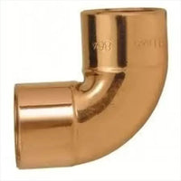 Cotovelo de cobre 28mm x 34