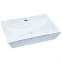 Cuba de apoio messina branca 45x34,5cm