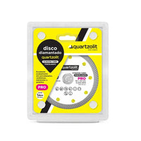 Disco Diamantado Ultrafino Turbo Quartzolit 110mm Para Porcelanato