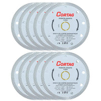 Disco de Corte para Porcelanato Pro 110mm x 20mm - Caixa com 10 Unidades