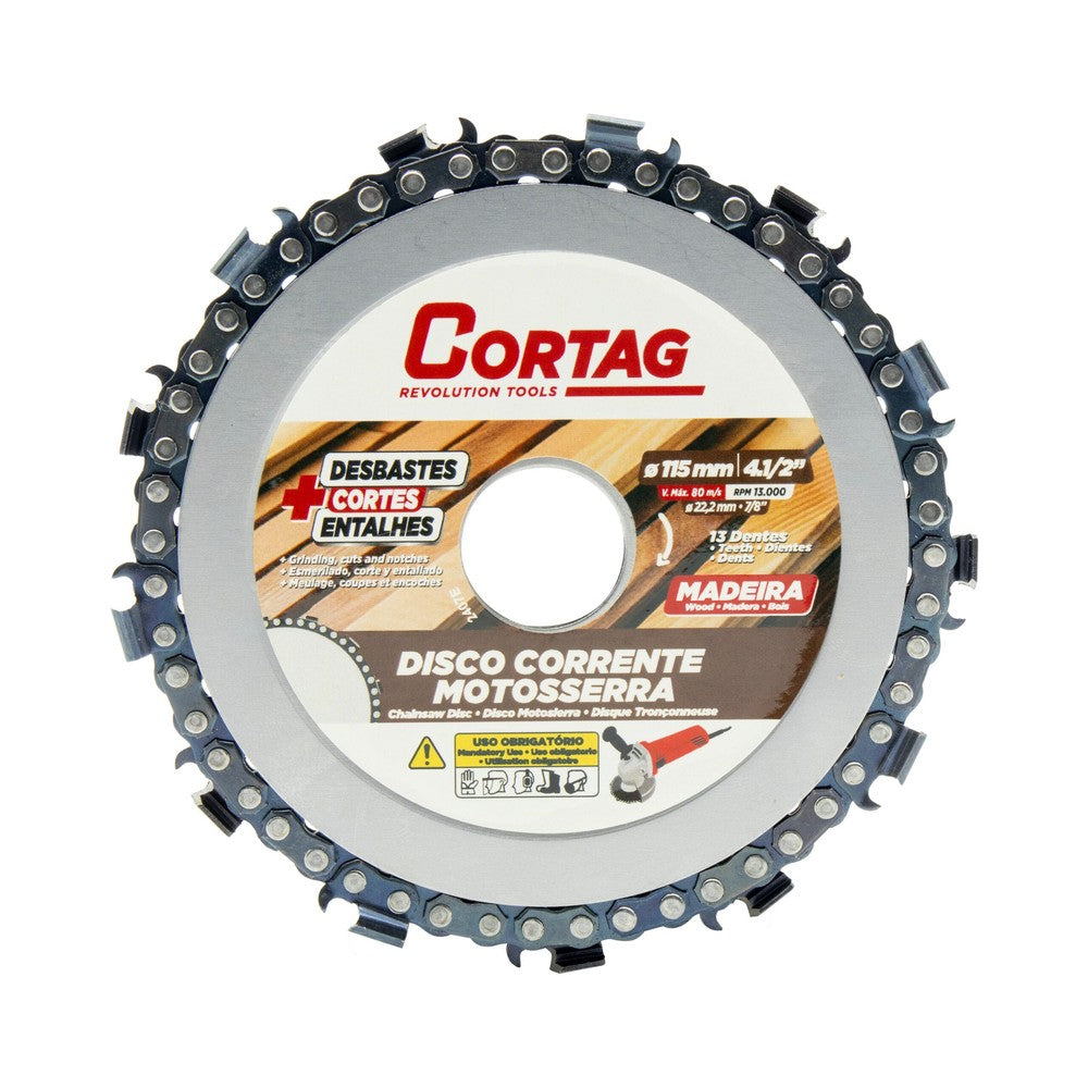 Disco de corrente para madeira 412mm
