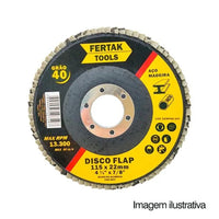 Disco flap 115mm grão 80