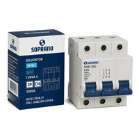 Disjuntor Mini Tripolar shb3 Giii c016a