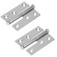 Dobradiça hamburguesa pequena esquerda 60mm 40e