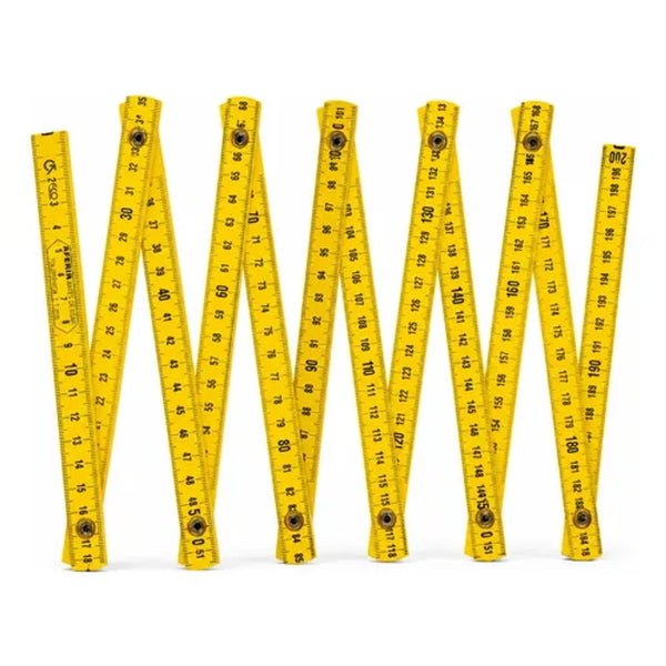 ESCALA METRICA ARTICULADA PLASTICA 2M