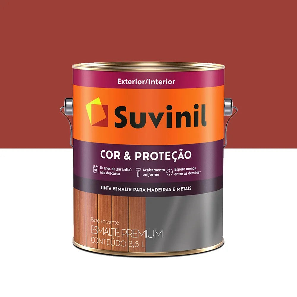 Esmalte sintético brilhante vermelho 3,6l