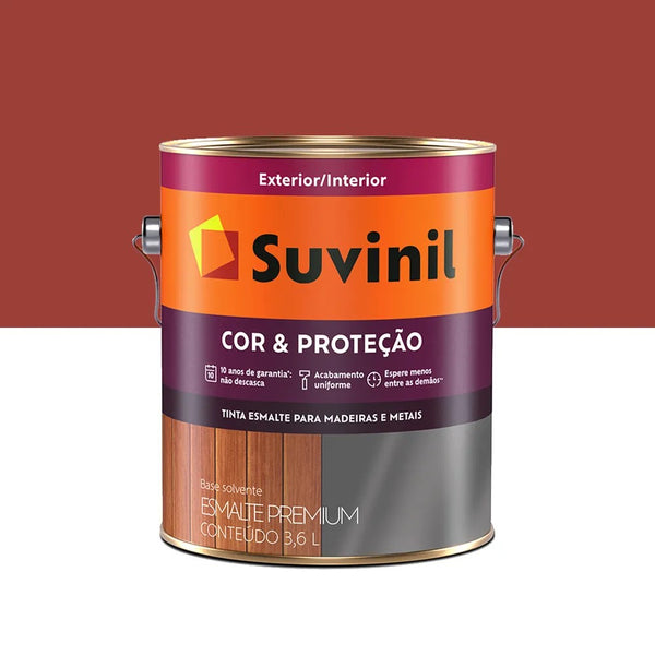 Esmalte sintético brilhante vermelho 3,6l