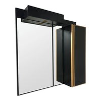 Espelheira massimo 89cm onix preto