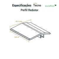 Eucafloor Tecno Perfil Red n06 180mt