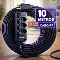 Extensão Elétrica 2 Tomadas 20A Cabo Pp 3x2.5mm 10m