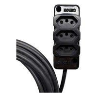 Extensão elétrica 15 metros 2x0.75mm com tomada tripla