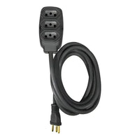 Extensão elétrica 2 tomadas 20a 3x2,5mm² 2 metros preto