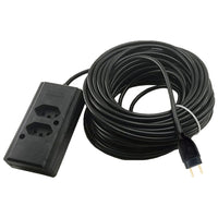 Extensão elétrica pp 2x1,50mm 10 metros preta