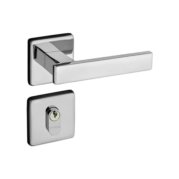 Fechadura externa concept 408 roseta cromada
