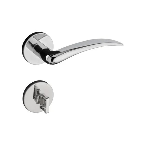 Fechadura para banheiro classic roseta redonda