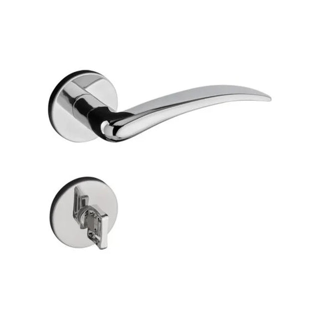 Fechadura para banheiro classic roseta redonda
