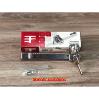 Fechadura para vitrine ef 3011 cromada