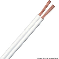 Fio paralelo 2x0.75mm branco 10m