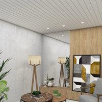 Forro de pvc versati branco 20cm x 7mm 7 metros
