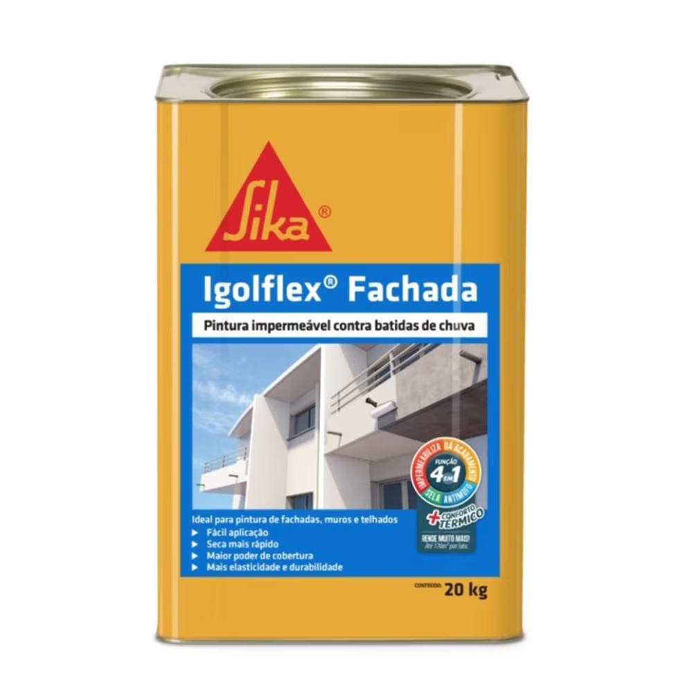 Igolflex fachada impermeabilizante branco 20kg