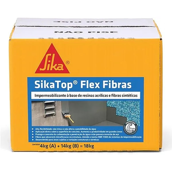 Impermeabilizante flexível com fibra 18kg