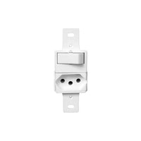 Interruptor 1 tecla paralelo branco para condulete