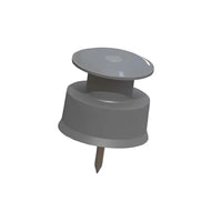 Isolador de pvc 30 x 30 com prego