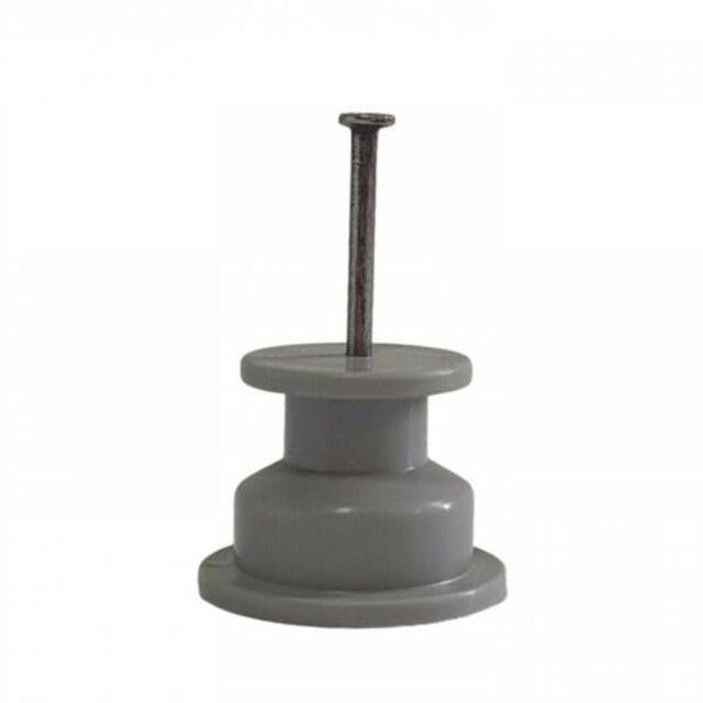 Isolador de pvc 30 x 30 com prego