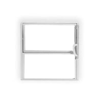 Janela basculante alumínio e vidro 50x50 cm branco