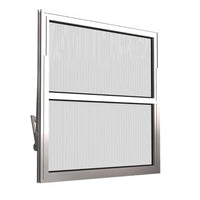 Janela basculante alumínio e vidro 50x50 cm branco