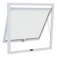 Janela maximoar alumínio branco 50x50cm 28mm