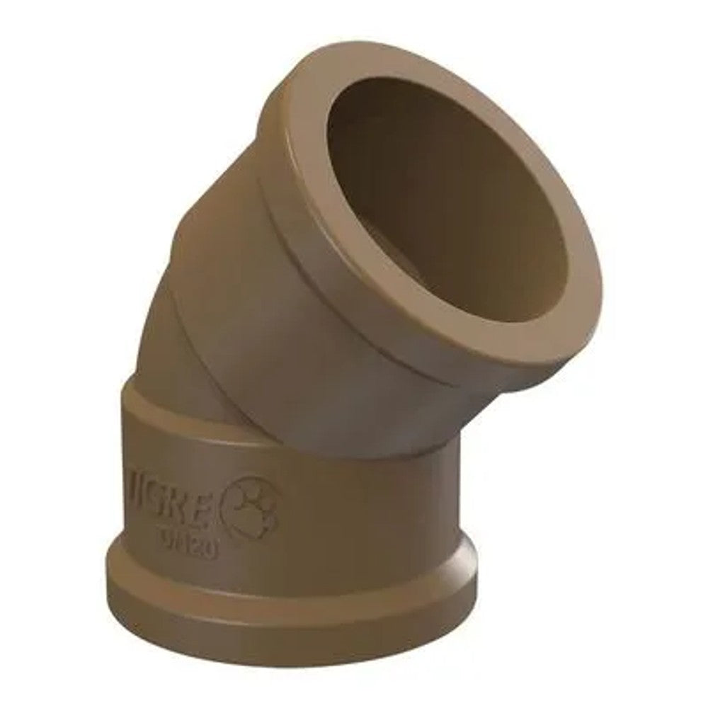 Joelho 45 graus soldável 20mm para água fria